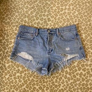 Free People denim shorts